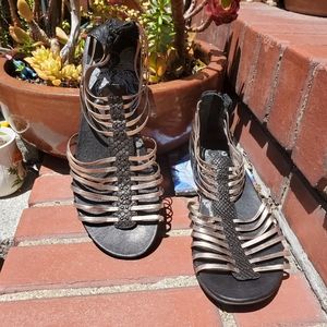 Ahnu ASHA Rose Gold 🌹💰 Gladiator Sandal Size 7.5